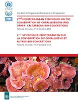 2nd Mediterranean symposium on the conservation of coralligenous and other calcareous bio-concretions